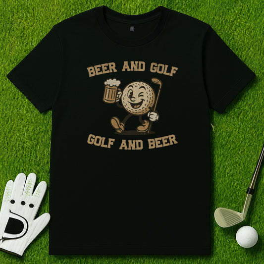 Beer and Golf Golf and Beer Graphic T-Shirt product