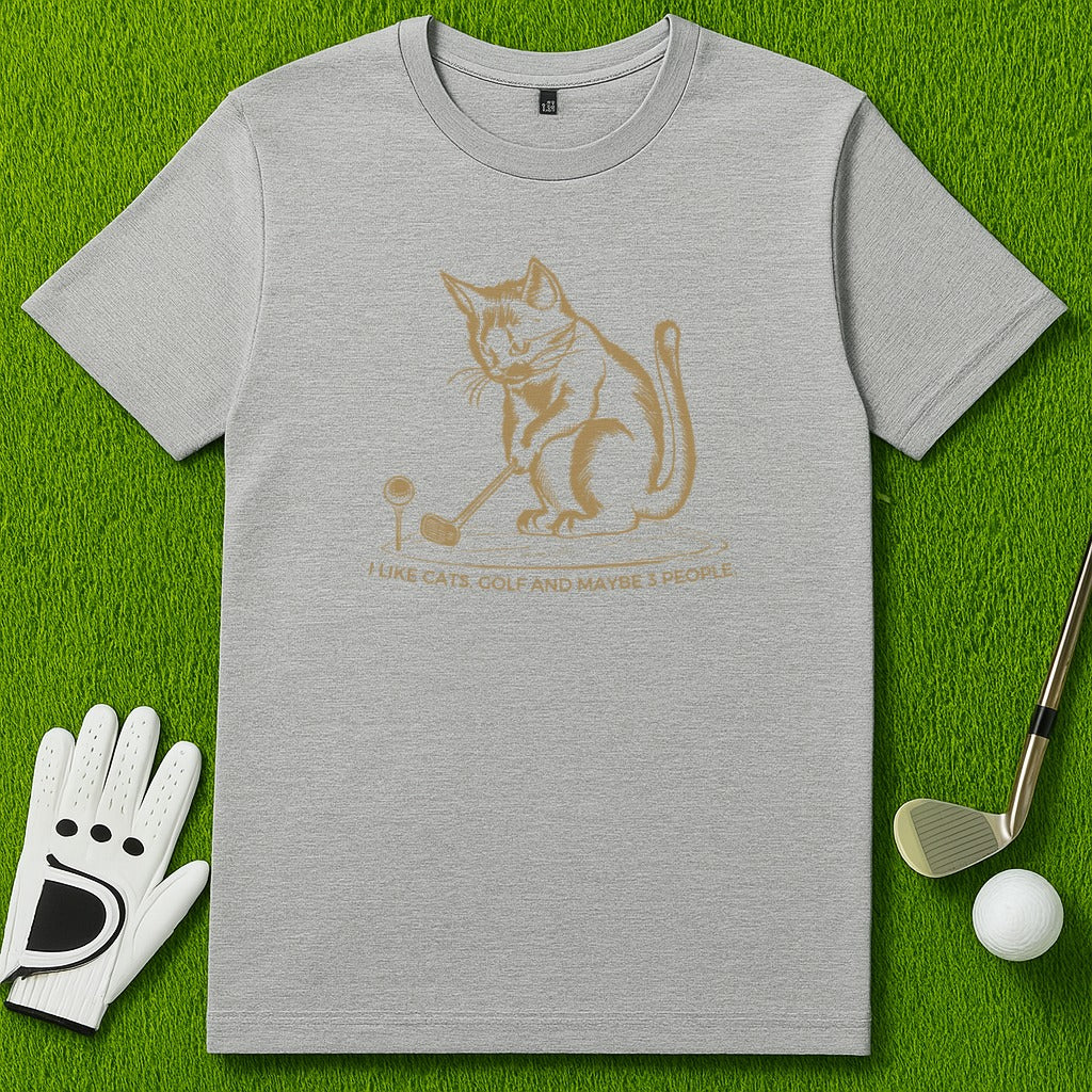 I Like Cats Golf And Maybe 5 People Shirt product type