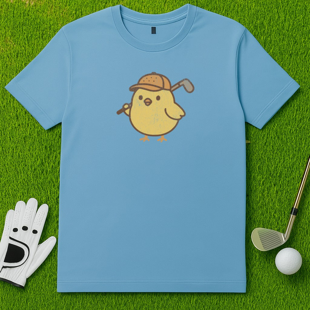 Cute Golfing Chick Graphic T Shirt Fun Apparel Product