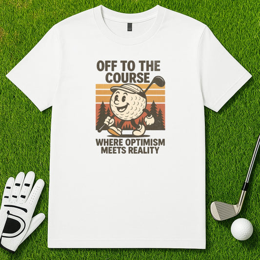 Funny Golf Shirt Off to the Course Golfing Humor product